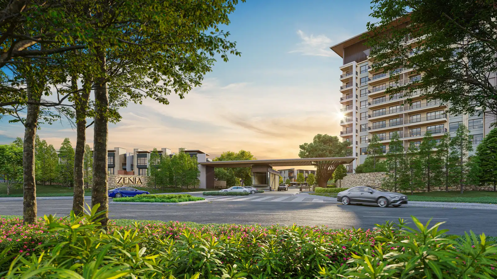 Artist’s impression of the Zenia entrance at ParkCity Damansara, Petaling Jaya